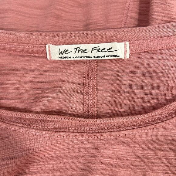 Free People We The Free Natasha Ruched Long Sleeve Top Size M - Picture 6 of 11